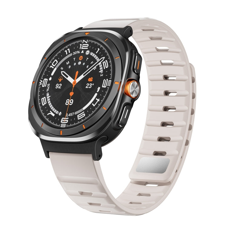 Dây đồng hồ silicone nam châm, dành cho Samsung Galaxy Watch Ultra 47mm / Ultra 2025