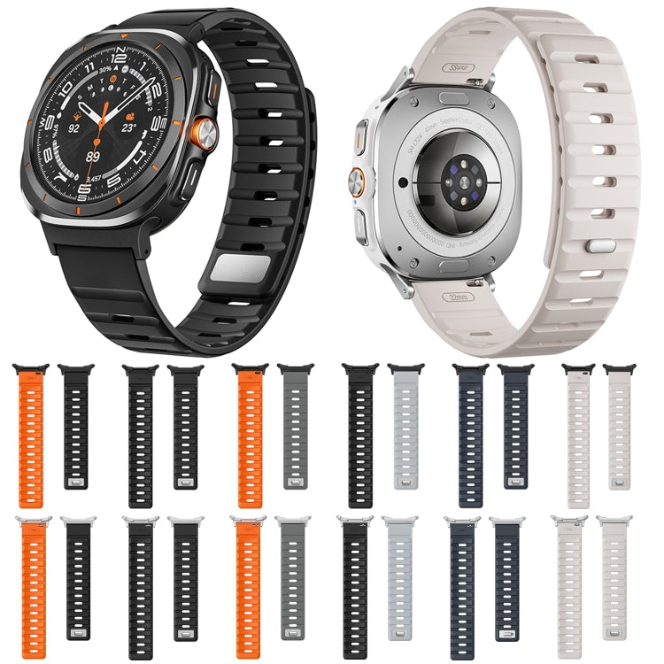 Dây đồng hồ silicone nam châm, dành cho Samsung Galaxy Watch Ultra 47mm / Ultra 2025