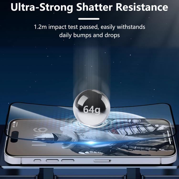 Miếng dán kính cường lực HD toàn màn hình 2.5D dòng Knight của JOYROOM, dành cho iPhone 17 Pro Max, iPhone 17 Pro, iPhone 17, iPhone Air, iPhone 15 Pro Max, iPhone 15 Pro