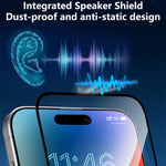 Miếng dán kính cường lực HD toàn màn hình 2.5D dòng Knight của JOYROOM, dành cho iPhone 17 Pro Max, iPhone 17 Pro, iPhone 17, iPhone Air, iPhone 15 Pro Max, iPhone 15 Pro