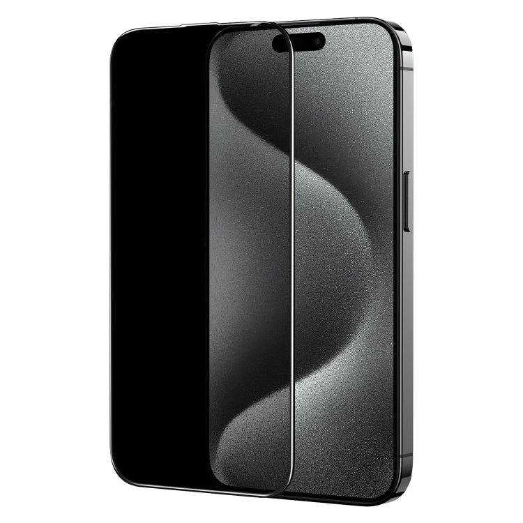 Miếng dán kính cường lực chống nhìn trộm toàn màn hình 2.5D dòng Knight của JOYROOM, dành cho iPhone 17 Pro Max, iPhone 17 Pro, iPhone 17, iPhone Air, iPhone 15 Pro Max, iPhone 15 Pro, iPhone 15 Plus, iPhone 15