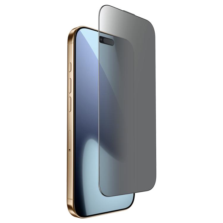 Miếng dán kính cường lực chống nhìn trộm toàn màn hình 2.5D dòng Knight của JOYROOM, dành cho iPhone 17 Pro Max, iPhone 17 Pro, iPhone 17, iPhone Air, iPhone 15 Pro Max, iPhone 15 Pro, iPhone 15 Plus, iPhone 15