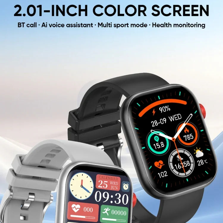 Đồng hồ thông minh màn hình vuông 2 inch LC88 gọi BT, Theo dõi nhịp tim / Huyết áp / Oxy trong máu / Giấc ngủ