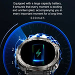 Đồng hồ thông minh dây silicone ngụy trang chống nước IP68 1.7 inch HT30, Hỗ trợ Đèn pin / Đèn phát hiện tiền / La bàn