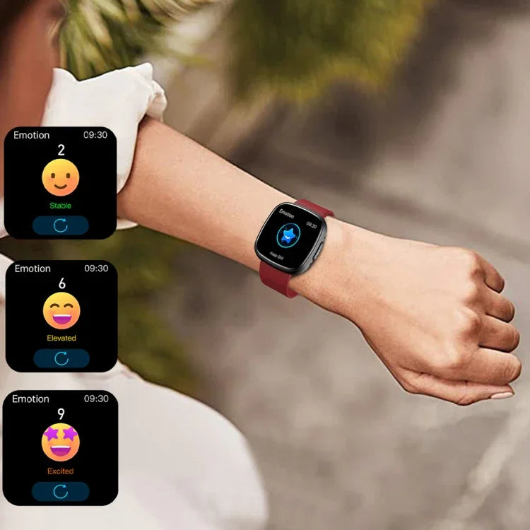 Đồng hồ thông minh màn hình vuông IPS 1.75 inch ET593, Theo dõi điện tâm đồ ECG / Đường huyết