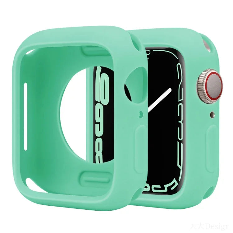 Ốp đồng hồ silicone Candy che phủ một nửa, dành cho Apple Watch Series 41mm