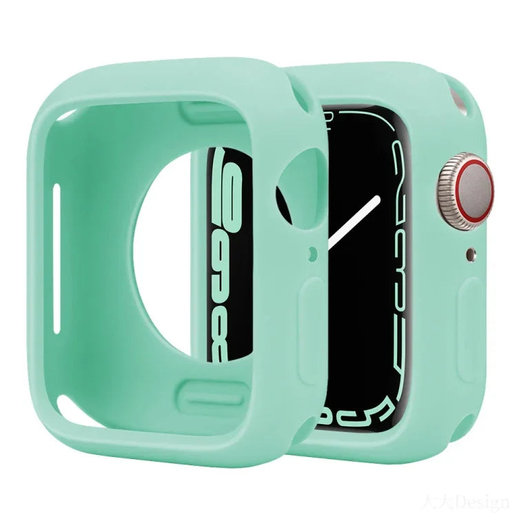 Ốp đồng hồ silicone Candy che phủ một nửa, dành cho Apple Watch Series 41mm