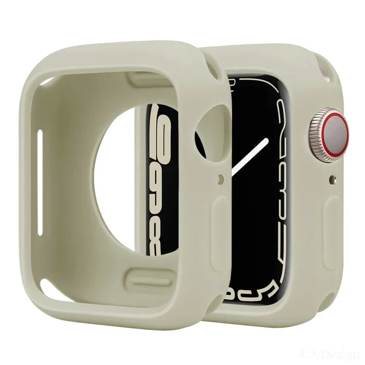Ốp đồng hồ silicone Candy che phủ một nửa, dành cho Apple Watch Series 41mm