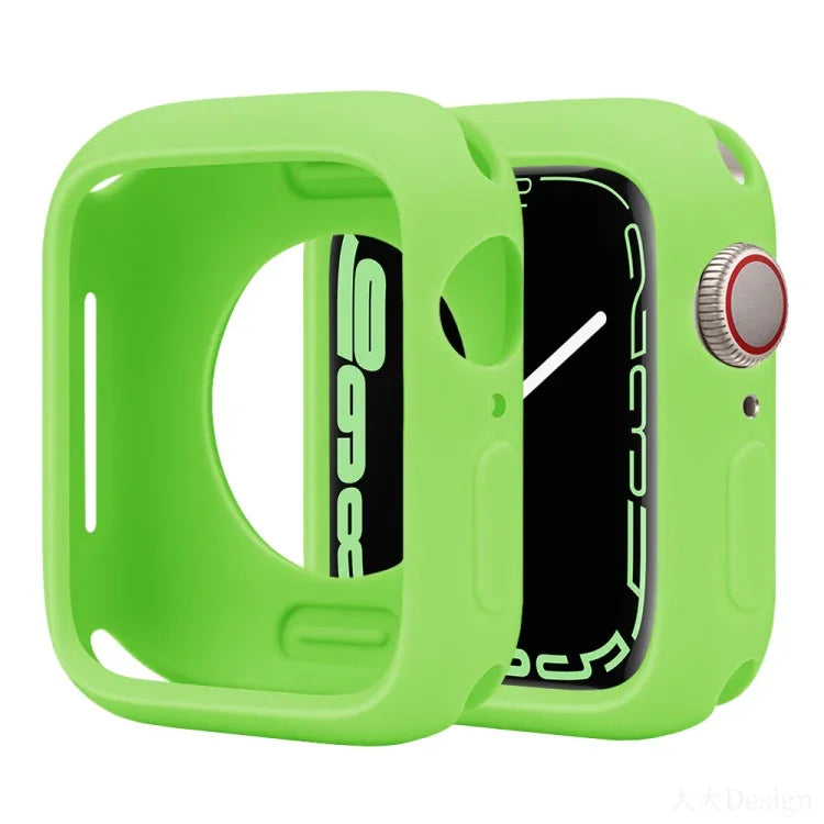 Ốp đồng hồ silicone Candy che phủ một nửa, dành cho Apple Watch Series 41mm