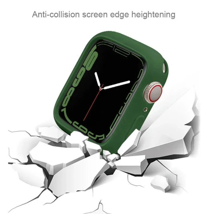 Ốp đồng hồ silicone Candy nửa che phủ, dành cho Apple Watch Series 38mm / 40mm