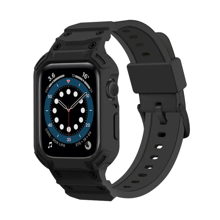 Ốp TPU Armor tích hợp dây đồng hồ, dành cho Apple Watch Series 10 / 11 46mm, dành cho Apple Watch Series 10 / 11 42mm