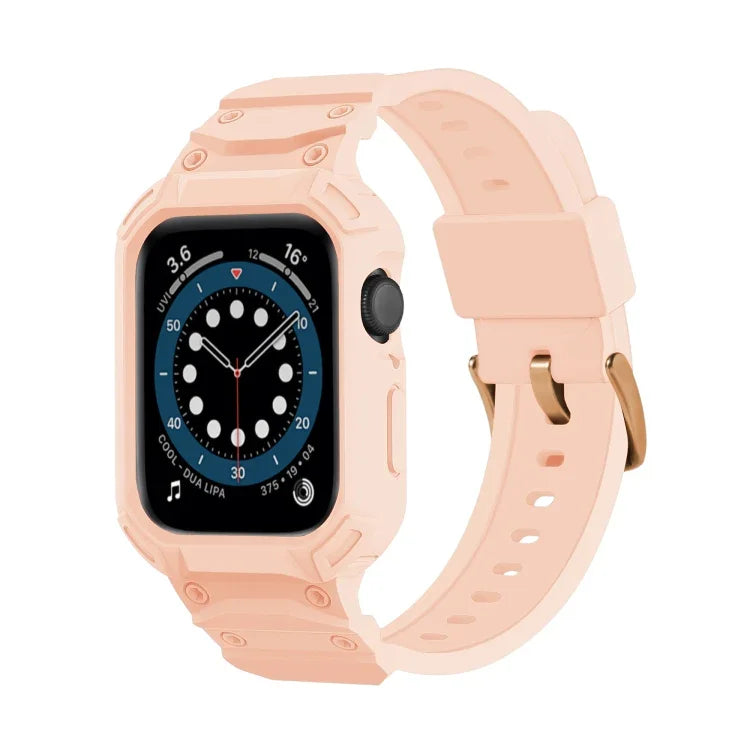 Ốp TPU Armor tích hợp dây đồng hồ, dành cho Apple Watch Series 10 / 11 46mm, dành cho Apple Watch Series 10 / 11 42mm