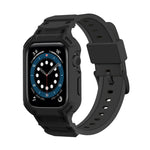 Ốp TPU Armor tích hợp dây đồng hồ, dành cho Apple Watch Series 10 / 11 46mm, dành cho Apple Watch Series 10 / 11 42mm