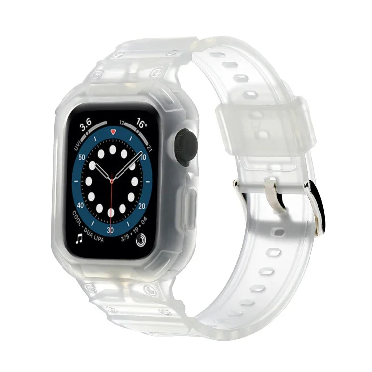 Ốp TPU Armor tích hợp dây đồng hồ, dành cho Apple Watch Series 10 / 11 46mm, dành cho Apple Watch Series 10 / 11 42mm