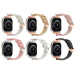 Dây đồng hồ da thật khóa chữ X, dành cho Apple Watch 46mm / 49mm / 45mm / 44mm, dành cho Apple Watch 42mm / 41mm / 40mm / 38mm