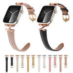 Dây đồng hồ da thật họa tiết chấm, khóa chữ X, dành cho Apple Watch 46mm / 49mm / 45mm / 44mm, dành cho Apple Watch 42mm / 41mm / 40mm / 38mm