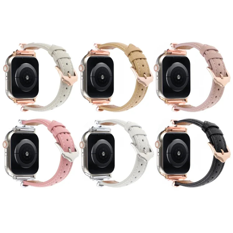 Dây đồng hồ da thật họa tiết chấm, khóa chữ X, dành cho Apple Watch 46mm / 49mm / 45mm / 44mm, dành cho Apple Watch 42mm / 41mm / 40mm / 38mm