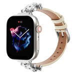 Dây đồng hồ da thật đầu báo đốm, dành cho Apple Watch 46mm / 49mm / 45mm / 44mm, dành cho Apple Watch 42mm / 41mm / 40mm / 38mm