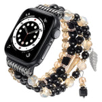 Dây đồng hồ chuỗi hạt tua rua, dành cho Apple Watch 46mm / 49mm / 45mm / 44mm, dành cho Apple Watch 42mm / 41mm / 40mm / 38mm