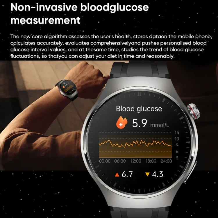 Đồng hồ gọi thông minh dây thép IP67 màn hình AMOLED 1.43 inch MT200, Hỗ trợ ECG
