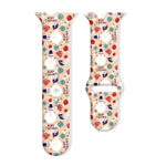 Dây đồng hồ silicone khóa ngược họa tiết Giáng Sinh, dành cho Apple Watch 46mm / 49mm / 45mm / 44mm, dành cho Apple Watch 42mm / 41mm / 40mm / 38mm