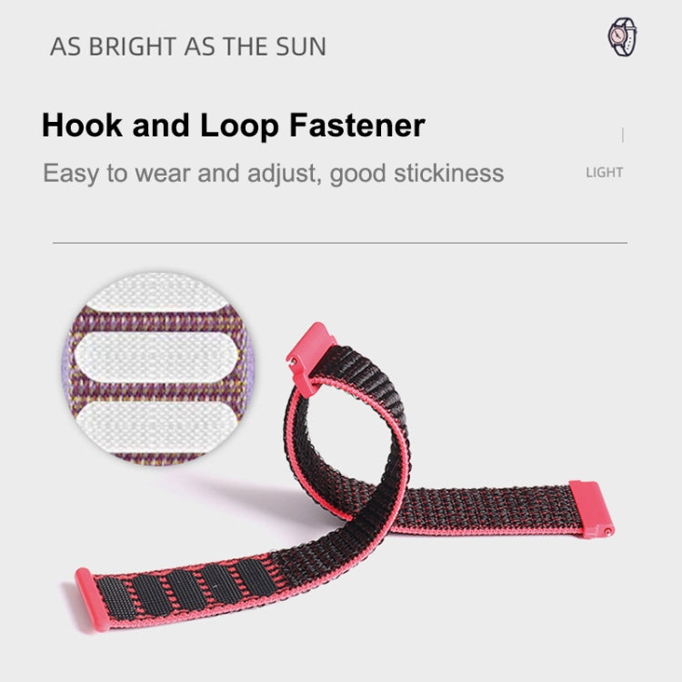 Dây đeo nylon bện đơn giản, dành cho Samsung Galaxy Watch 46mm