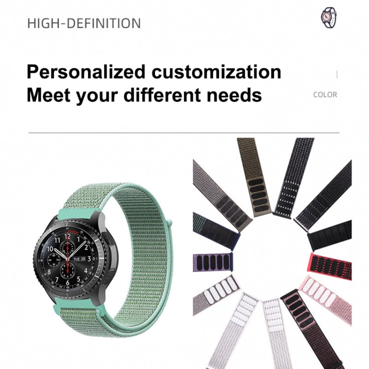 Dây đeo nylon bện đơn giản, dành cho Samsung Galaxy Watch 46mm