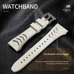Ốp kim loại RedPepper Armor tích hợp dây đồng hồ silicone, dành cho Apple Watch 44mm / 45mm