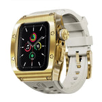 Ốp kim loại RedPepper Armor tích hợp dây đồng hồ silicone, dành cho Apple Watch 44mm / 45mm