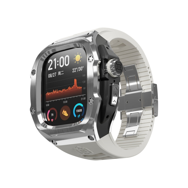 RedPepper Armor Metal Case Integrated Silicone Watch Band, For Apple Watch Ultra 3 / 2 / 1 49mm