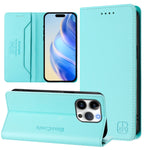 Ốp lưng điện thoại da RFID hút từ tính gập đôi RC01, dành cho iPhone 16 Pro, iPhone 16 Plus, iPhone 16, iPhone 15 Pro Max, iPhone 15 Pro, iPhone 15 Plus