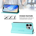 Ốp lưng điện thoại da RFID hút từ tính gập đôi RC01, dành cho iPhone 16 Pro, iPhone 16 Plus, iPhone 16, iPhone 15 Pro Max, iPhone 15 Pro, iPhone 15 Plus