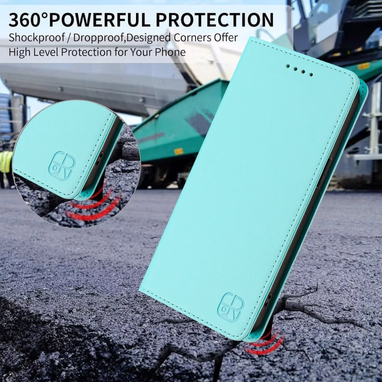 Ốp lưng điện thoại da RFID hút từ tính gập đôi RC01, dành cho iPhone 16 Pro, iPhone 16 Plus, iPhone 16, iPhone 15 Pro Max, iPhone 15 Pro, iPhone 15 Plus