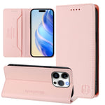 Ốp lưng điện thoại da RFID hút từ tính gập đôi RC01, dành cho iPhone 16 Pro, iPhone 16 Plus, iPhone 16, iPhone 15 Pro Max, iPhone 15 Pro, iPhone 15 Plus