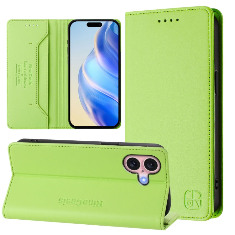 Ốp lưng điện thoại da RFID hút từ tính gập đôi RC01, dành cho iPhone 16 Pro, iPhone 16 Plus, iPhone 16, iPhone 15 Pro Max, iPhone 15 Pro, iPhone 15 Plus