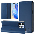 Ốp lưng điện thoại da RFID hút từ tính gập đôi RC01, dành cho iPhone 16 Pro, iPhone 16 Plus, iPhone 16, iPhone 15 Pro Max, iPhone 15 Pro, iPhone 15 Plus