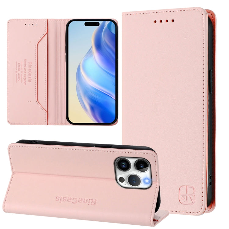 Ốp lưng điện thoại da RFID hút từ tính gập đôi RC01, dành cho iPhone 16 Pro, iPhone 16 Plus, iPhone 16, iPhone 15 Pro Max, iPhone 15 Pro, iPhone 15 Plus