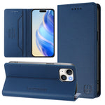 Ốp lưng điện thoại da RFID hút từ tính gập đôi RC01, dành cho iPhone 16 Pro, iPhone 16 Plus, iPhone 16, iPhone 15 Pro Max, iPhone 15 Pro, iPhone 15 Plus