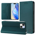 Ốp lưng điện thoại da RFID hút từ tính gập đôi RC01, dành cho iPhone 16 Pro, iPhone 16 Plus, iPhone 16, iPhone 15 Pro Max, iPhone 15 Pro, iPhone 15 Plus