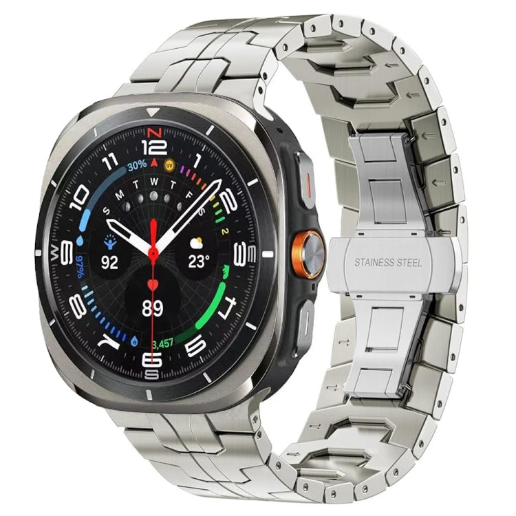Dây đồng hồ hợp kim titan khóa bướm, dành cho Samsung Galaxy Watch Ultra 47mm / Ultra 2025