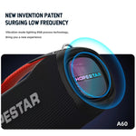 Loa Bluetooth di động ngoài trời HOPESTAR A60 100W chống nước IPX6 có micro