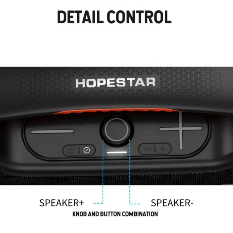 Loa Bluetooth di động ngoài trời HOPESTAR A60 100W chống nước IPX6 có micro