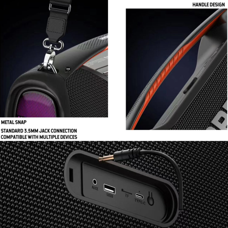 Loa Bluetooth di động ngoài trời HOPESTAR A60 100W chống nước IPX6 có micro