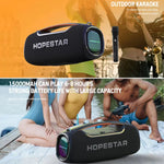 Loa Bluetooth di động ngoài trời HOPESTAR A60 100W chống nước IPX6 có micro