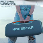 Loa Bluetooth di động ngoài trời HOPESTAR A60 100W chống nước IPX6 có micro