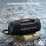 Loa Bluetooth di động ngoài trời HOPESTAR A60 100W chống nước IPX6 có micro