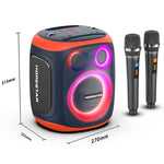 Loa Bluetooth ngoài trời HOPESTAR PARTY130 có 2 mic, pin lâu dài