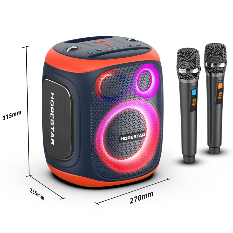 Loa Bluetooth ngoài trời HOPESTAR PARTY130 có 2 mic, pin lâu dài