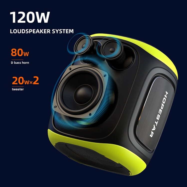 Loa Bluetooth ngoài trời HOPESTAR PARTY130 có 2 mic, pin lâu dài