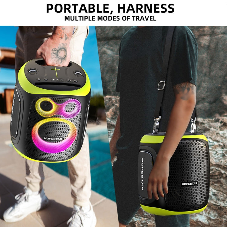 Loa Bluetooth ngoài trời HOPESTAR PARTY130 có 2 mic, pin lâu dài